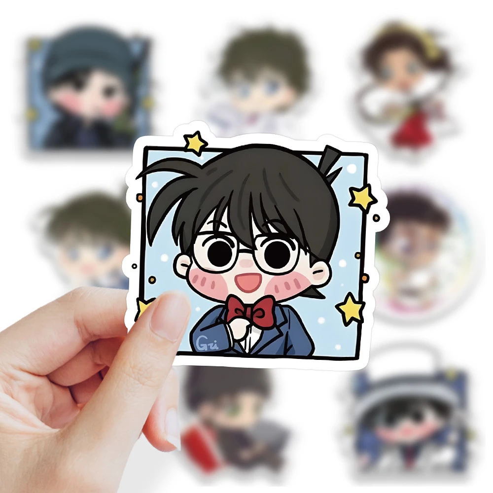 10/30/70pcs Detective Conan Cartoon Stickers Cute Anime Decals for Kids Toy Water Bottle Notebook Phone Kawaii Graffiti Sticker