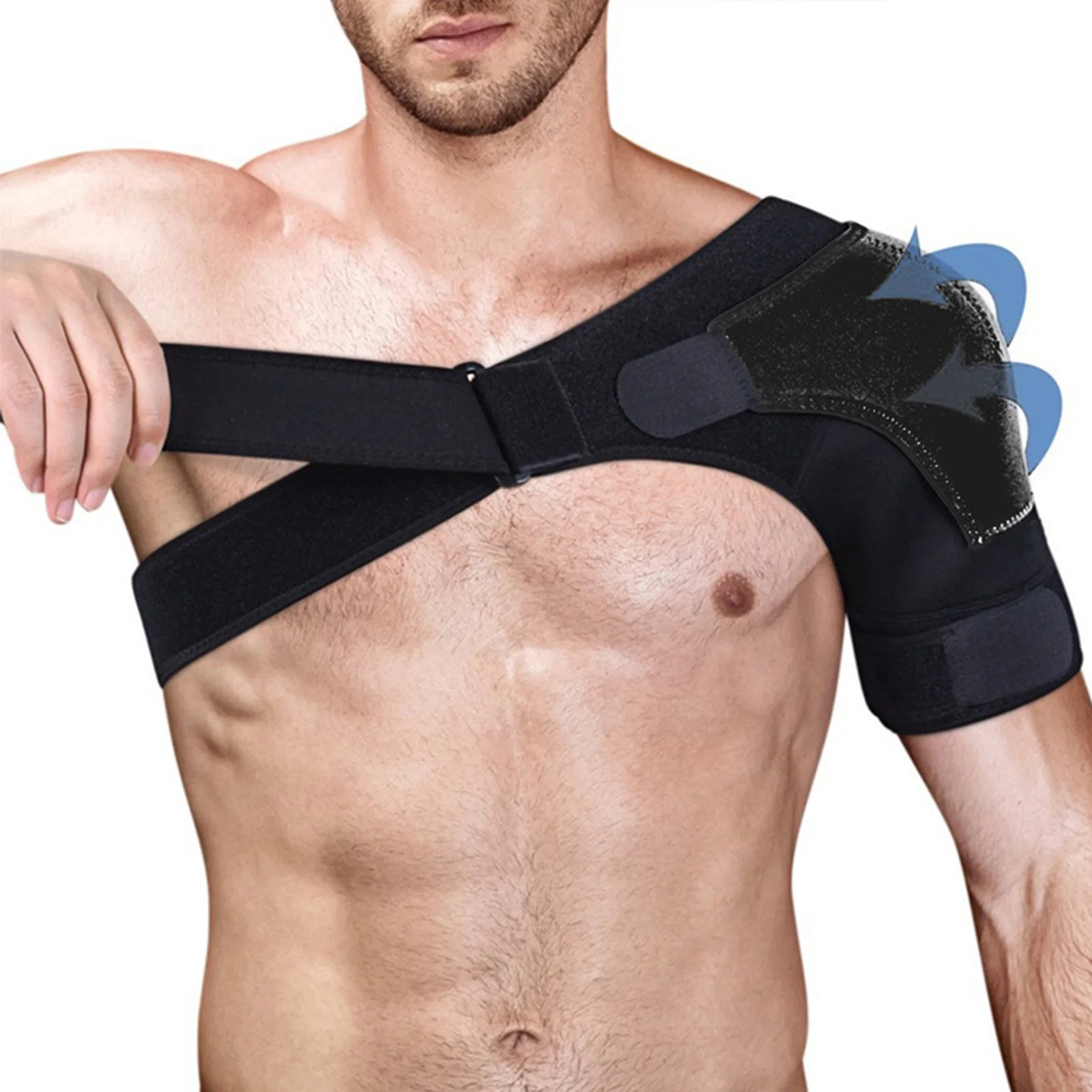 Shoulder Brace for Torn Rotator Cuff Shoulder Support Brace with Pressure Pad for Shoulder and Joint Pain Relief