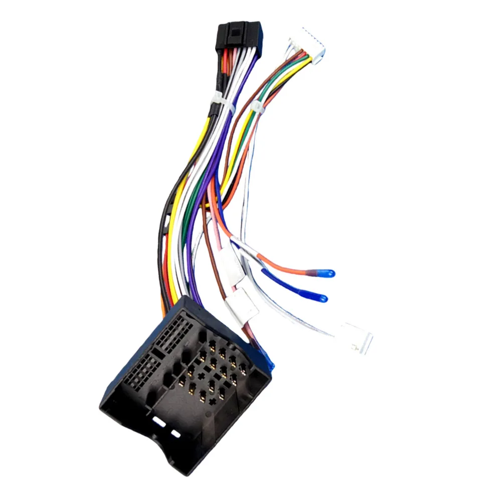 Power Cord 16pin Radio Cable For Car Stereo Installation 16-pin Connector Plug-and-play Direct Replacement Easy Install