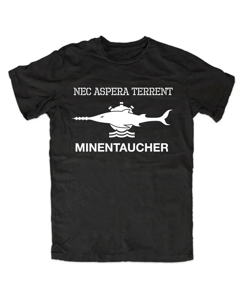 Mine Diver T-Shirt BLACK NEC ASPERA TERRENT Corner Fjord Soldier Sawfish  High Quality 100%Cotton Short Sleeve