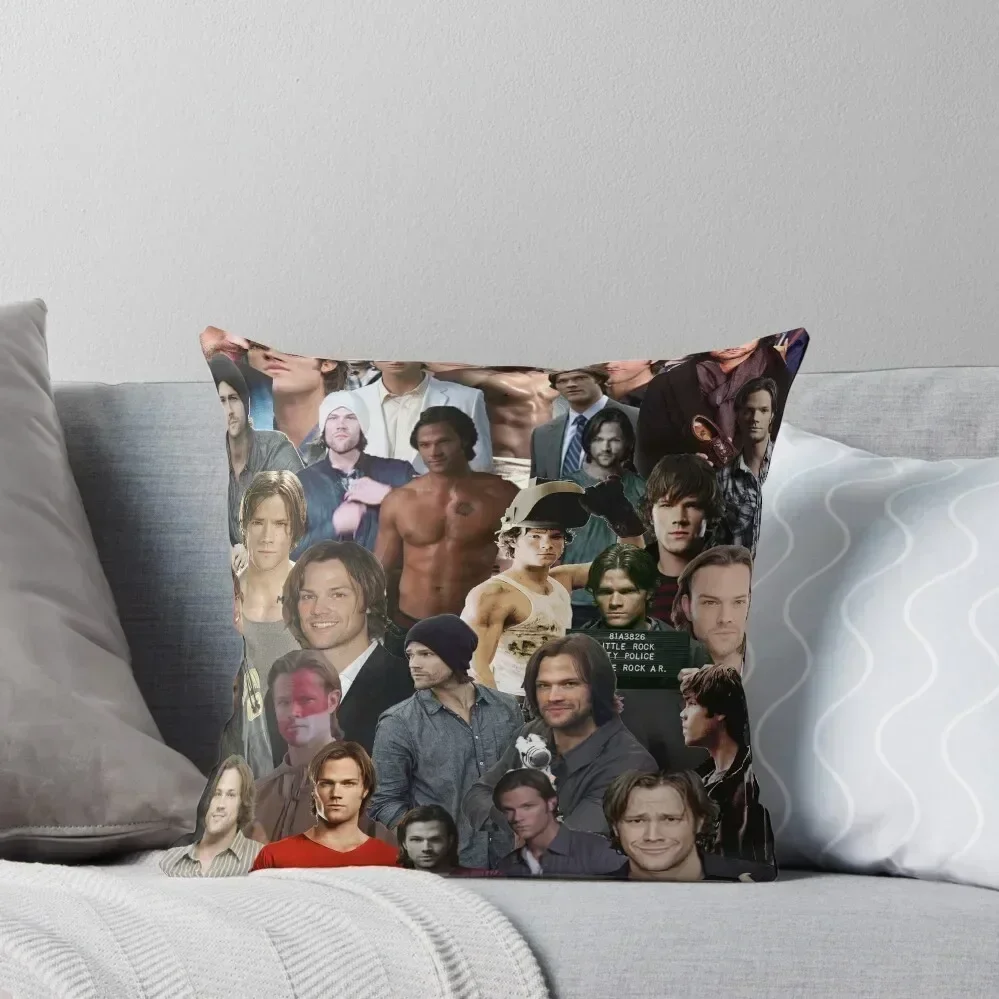 

Jared Padalecki Collage Throw Pillow Pillowcases Bed Cushions Christmas Pillows Pillow Cases Pillowcase Cushion pillow