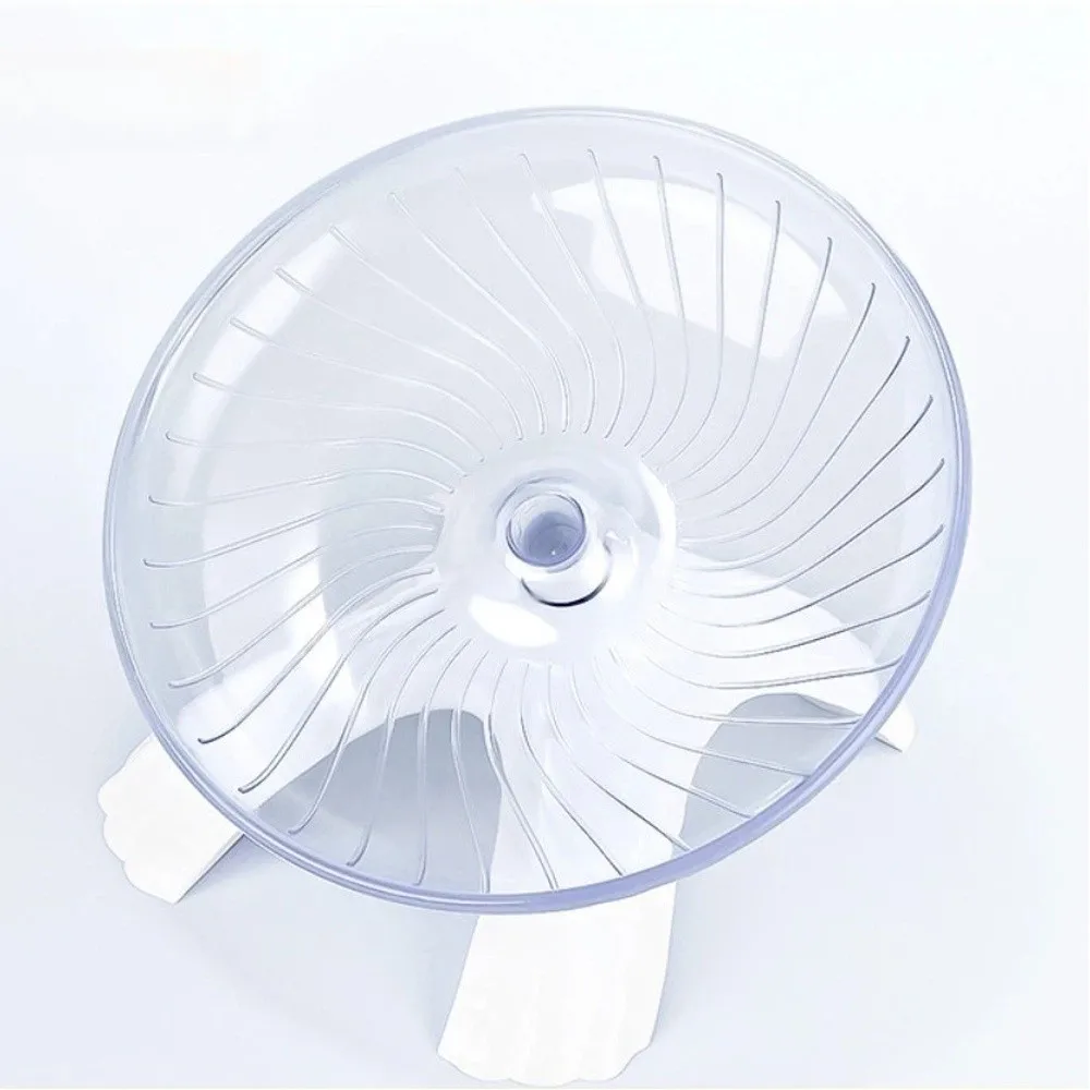 Nueva rueda acrílica para correr para hámster, Spinner silencioso antideslizante, disco para correr, eje de acero Extra grande, herramienta de ejercicio para mascotas, uso en jaula para mascotas