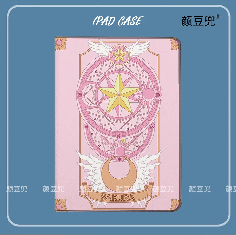 Card Captor SAKURA Samsung Galaxy Tab S7 FE 11 in 2021 S6 Case SM-T220/T225 Tri-fold stand Cover Galaxy tab s6 lite Tab A7 10.4 электрощипцы sakura sa 4521p