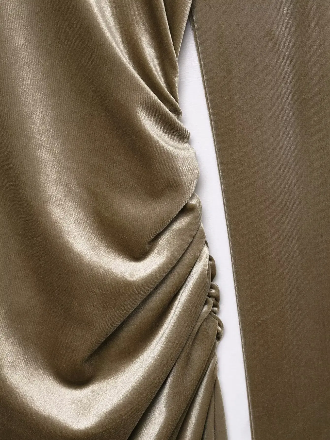 Women Backless Sexy Velvet Dress Female Long Sleeve Shoulder Pad Pleated Bodycon Long Dresses Spring Autumn Party Evening Wear