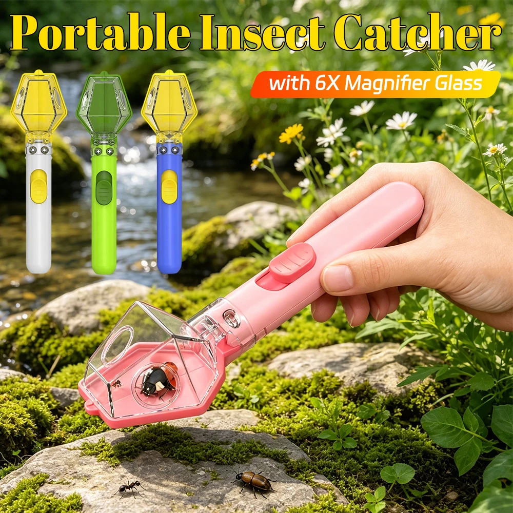New Explorer Insect Catcher Toy for Kids Outdoor Educational Interactive Bug Observer Gadget for Curious Young Scientists