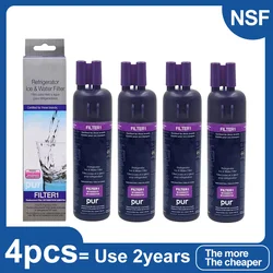 NSF Certified Brand Genuine EDR1RXD1 Refrigerator Water Filter Compatible with W10295370A 469081 469930 P8RFWB2L P4RFWB