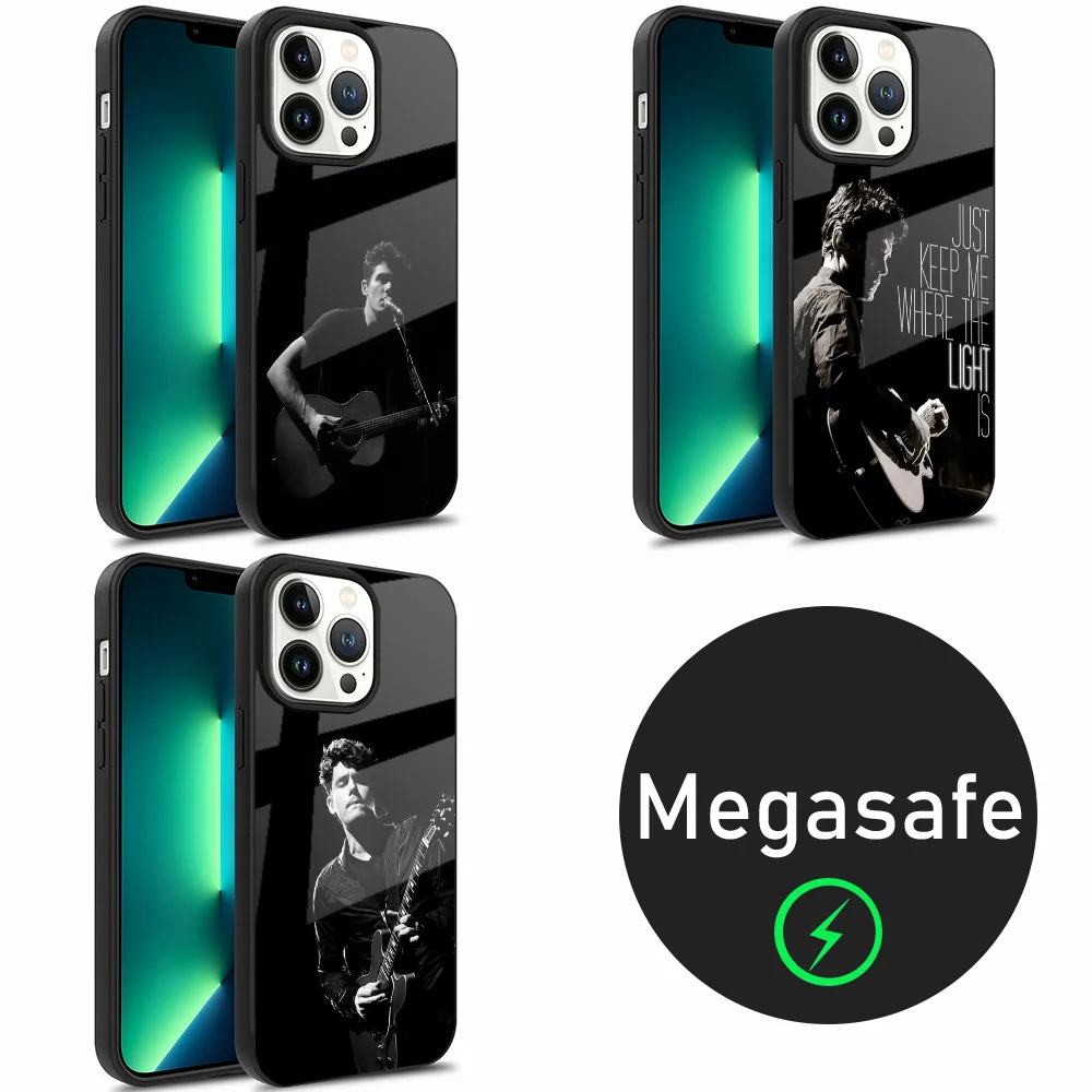 J-John Mayer Phone Case For iPhone 15,14,13,12,11,Plus,Pro,Max Mini Magsafe Magnetic Wireless Charging