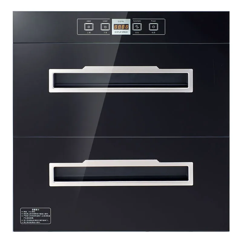 خزانة تطهير جديدة مدمجة أدوات مائدة منزلية ذات سعة كبيرة خزانة تطهير بدرجة حرارة عالية مرصعة بسعر خاص