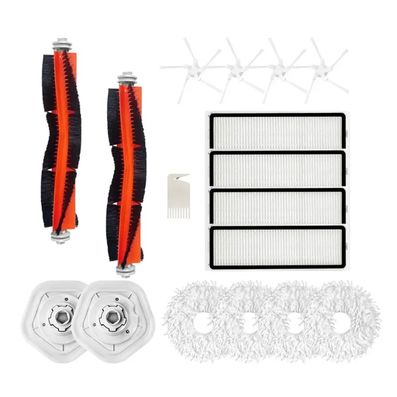 

【AA86】Комплект аксессуаров для робота-пылесоса Dreame Bot W10 W10pro: основная щетка, боковая щетка, фильтр, насадка для мытья полов