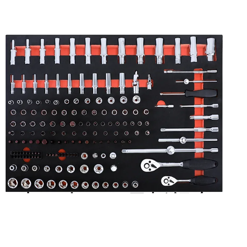 New Auto Repair Tool Cart 363-piece Set Combination Tool Box Cabinet Trolley Industrial Grade Drawer Type