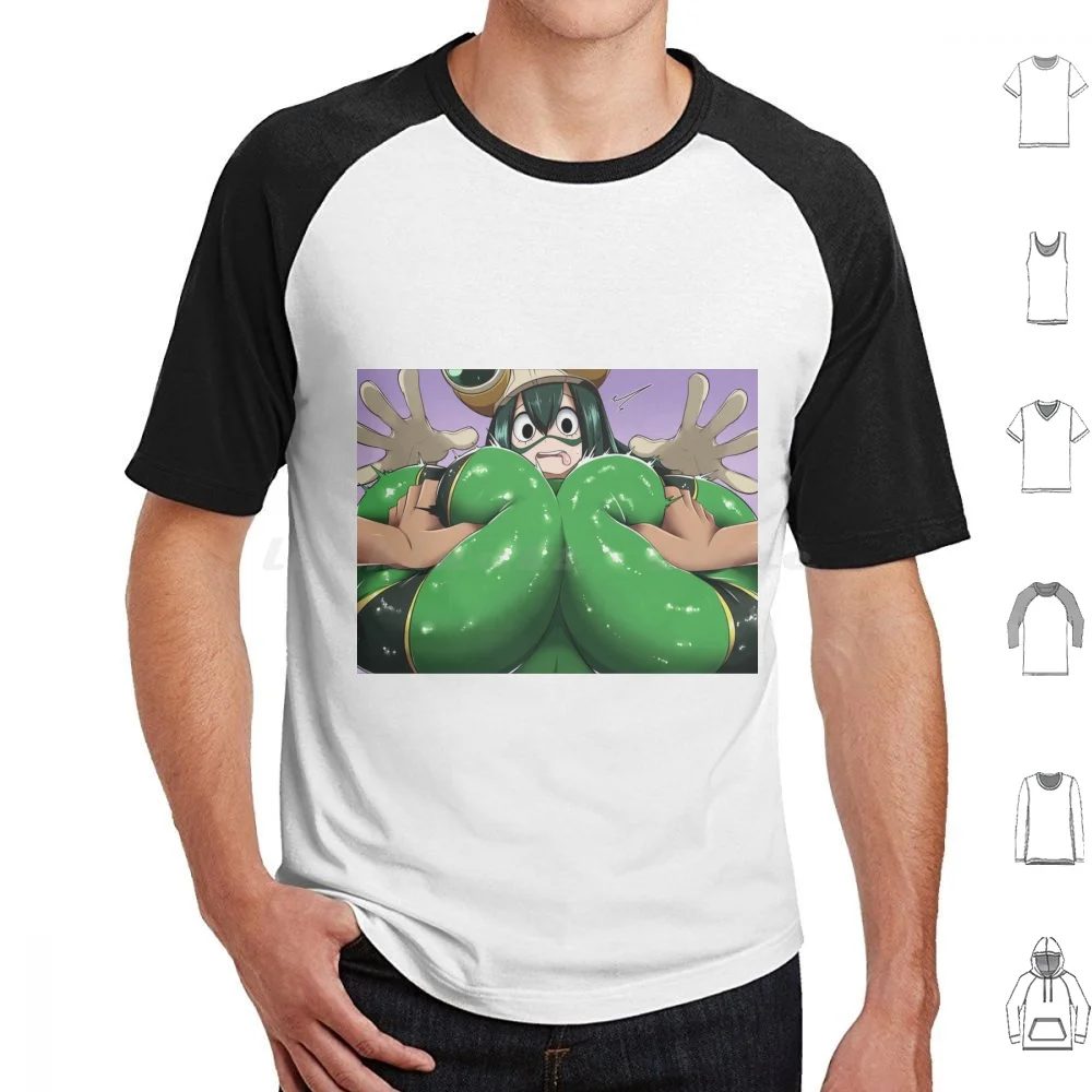 Camiseta de Froppy-15 para hombre y mujer, prenda de vestir, Sexy, Anime, Waifu, Ecchi, Hentai, culo caliente, Manga, Weeb, Oppai Butt, 6xl