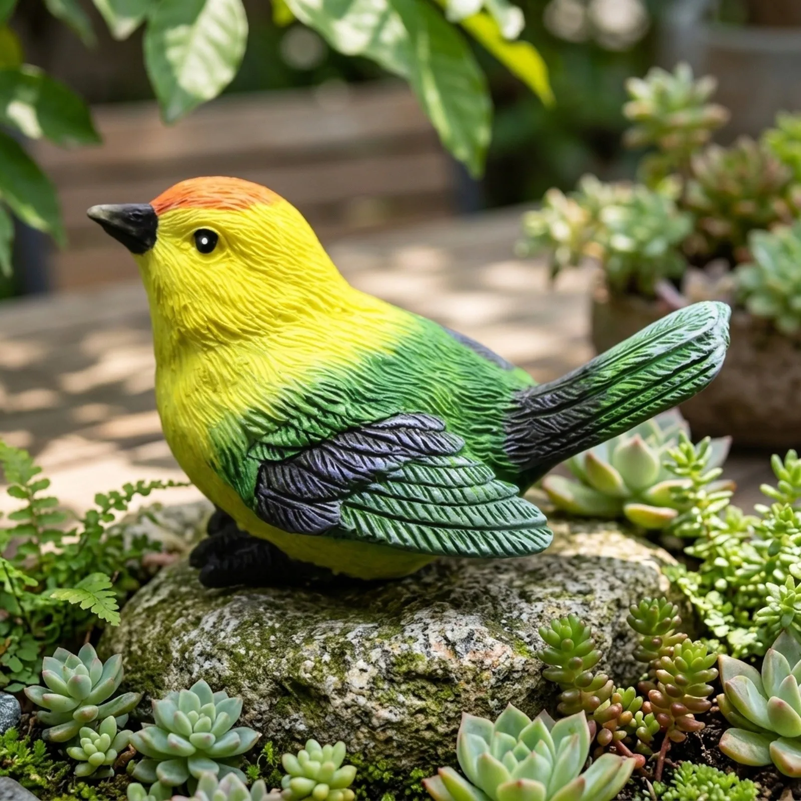 for mini Bird Resin Crafts for Garden Decoration Enchanting Miniature Ornaments for Fairy Gardens and Bonsai Landscapes