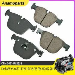 Brake Pad Set For BMW X5 X6 E71 E72 F15 F16 F85 F86 M 2002-2019 OEM 34216783555