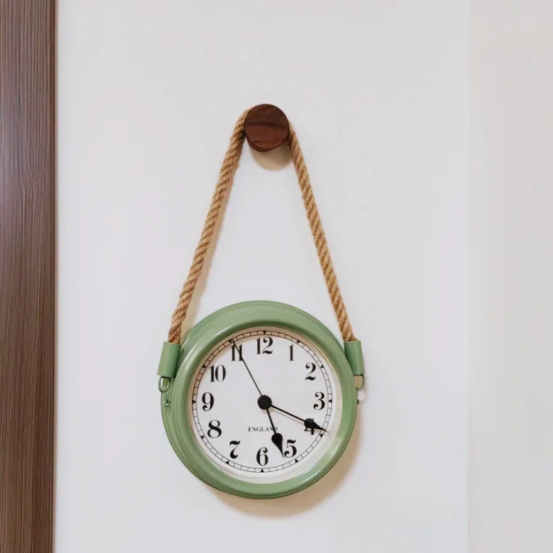 

Metal Wall Clock Vintage Decor Home Living Room Wall Hanging Decoration Accessories Kitchen Room Decorative 3D Creative Clock