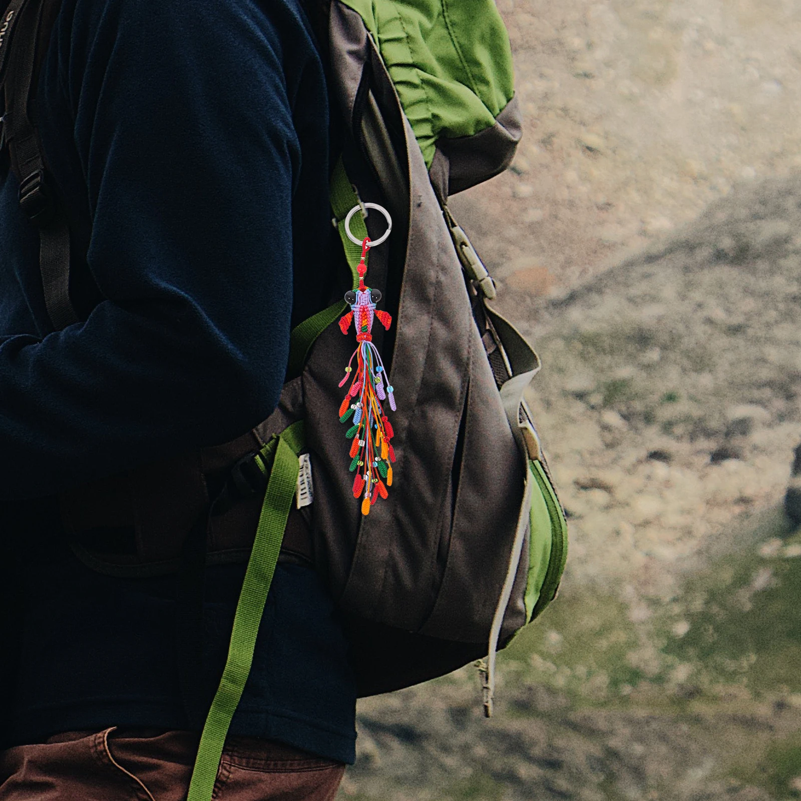 

Hand-woven Pendant Car Hanging Koi Embroidered Carp Festival Fish Ornament Bulk Charms Keychain Cute Keychains Decorative