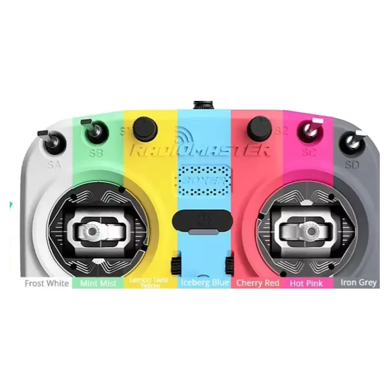 

RadioMaster Boxer Crush Radio Controller 16CH ELRS 2.4G EdgeTX AG01 Hall Gimbals Transmitter - Mode2 ( Left-handed Throttle )