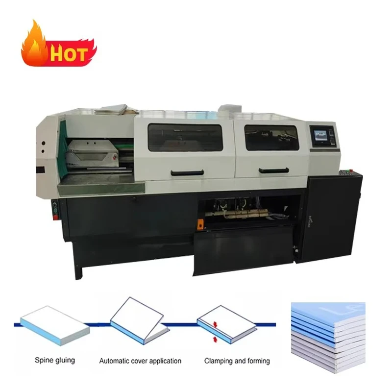 A3 Book Hot Melt Glueing Gluing Binding Machine Paper Thermal Paper Hot Glue Book Binder Binding Machine A3 Desktop