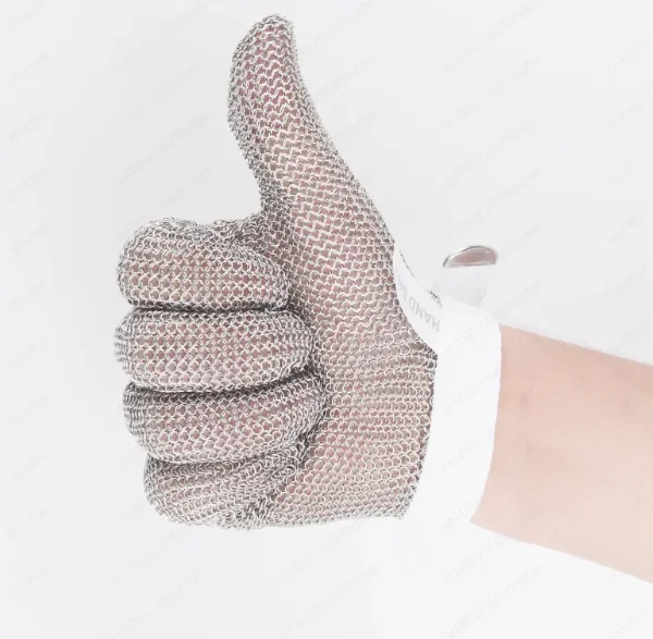 1PCS Stainless Steel Glove Cut Resistant Glove 304 Resistant Stainless Steel Wire Metal Mesh Kitchen Butcher Cut-Resistant