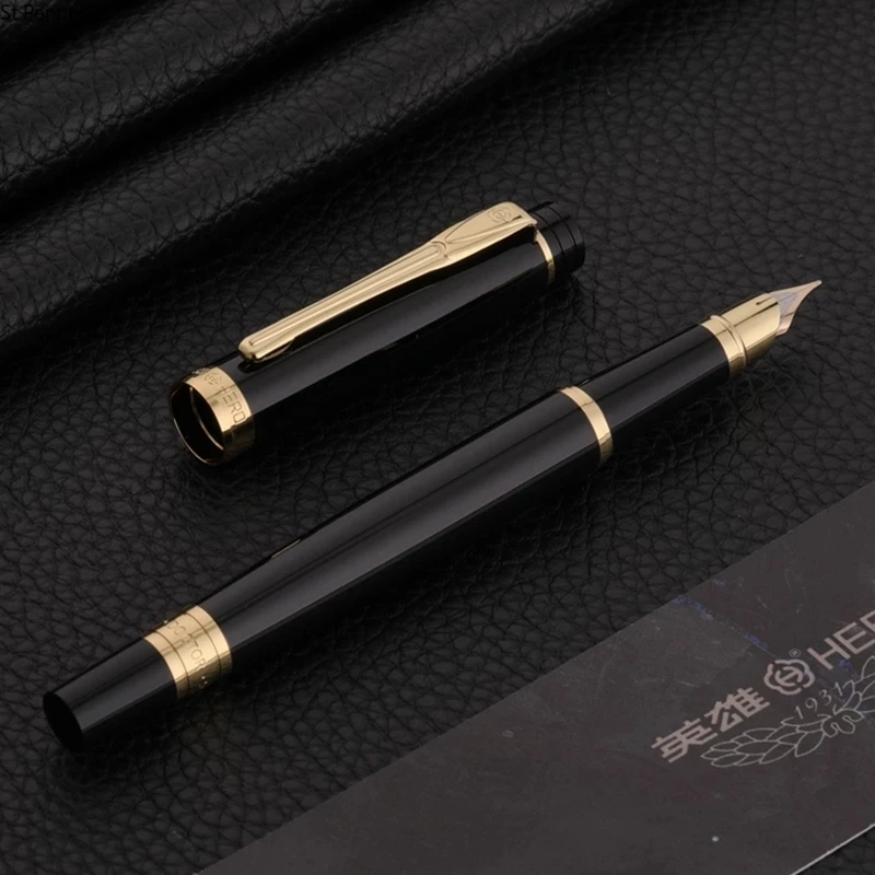 St Penpps Pen Black 3802 Iraurita Fountain Fine nib Calligraphy Writing Pens Office School Gift