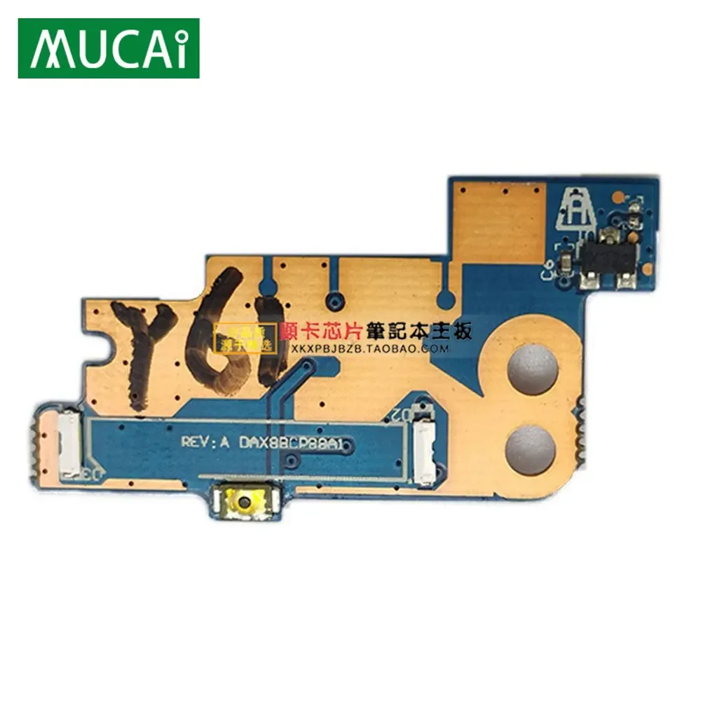 Placa de botón de encendido para portátil HP ProBook 430 G5 440 G5, accesorios de reparación con Cable, DAX8BAPB6C0