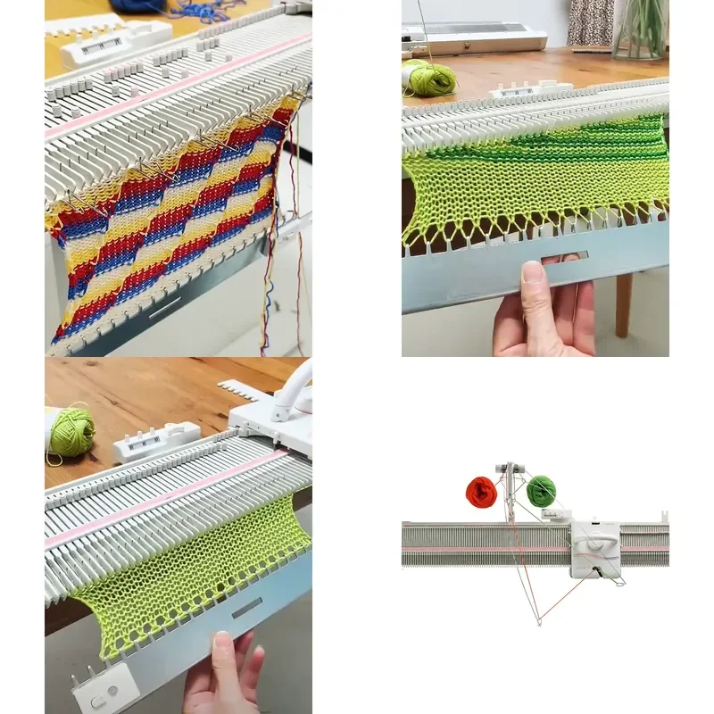 for Silver Flute LK150 Household Small Sweater Knitting Machine Horizontal Loom Knitter DIY Handcraft Tool