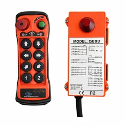 New Q808 Double speed Industrial Wireless Radio Crane Remote Control switches Hoist track overhead bridge Crane Controller Lift