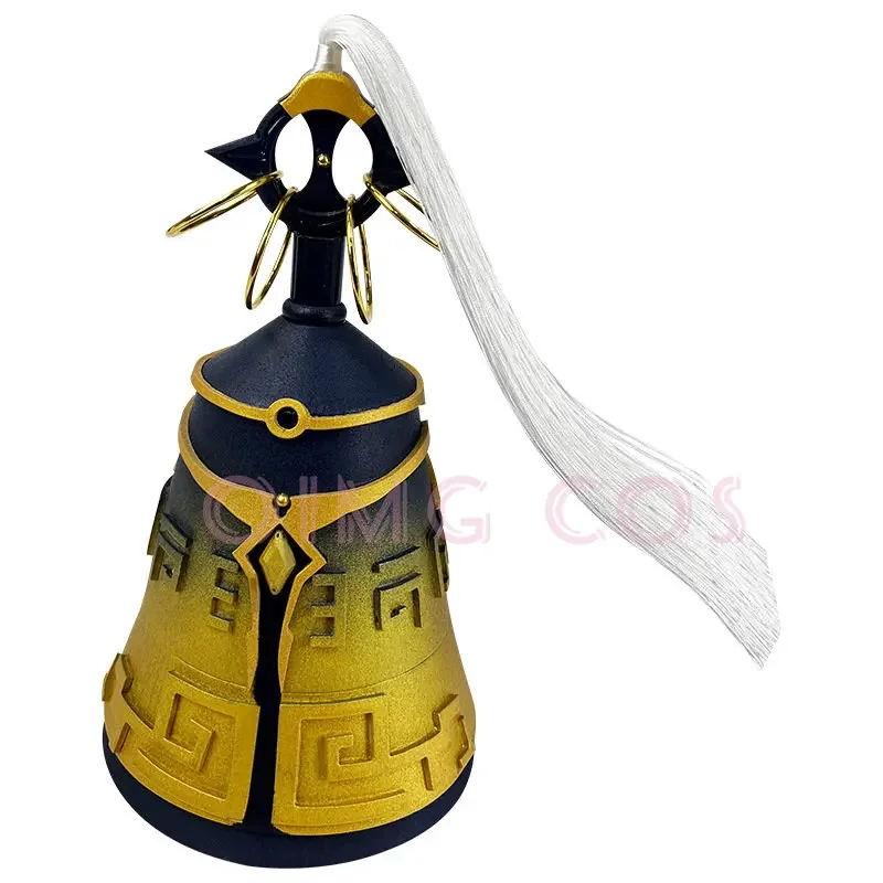 Genshin Impact Zhongli Cosplay Weapon Props Model Vortex Vanquishe and Bell