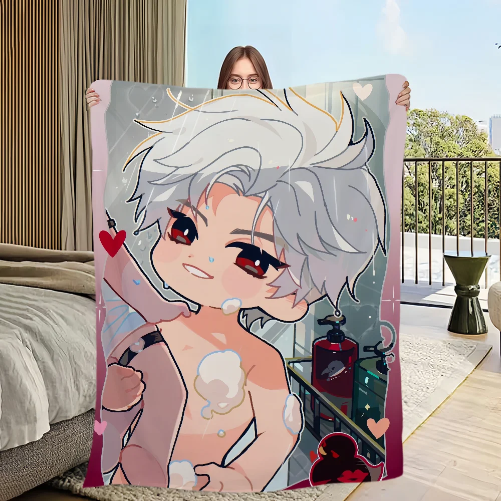 Customize VIKAMA Anime Muscle Handsome Guy Cover Blanket HD Couple Home Gym Four Seasons Universal Short Fleece Warm Cover Blank