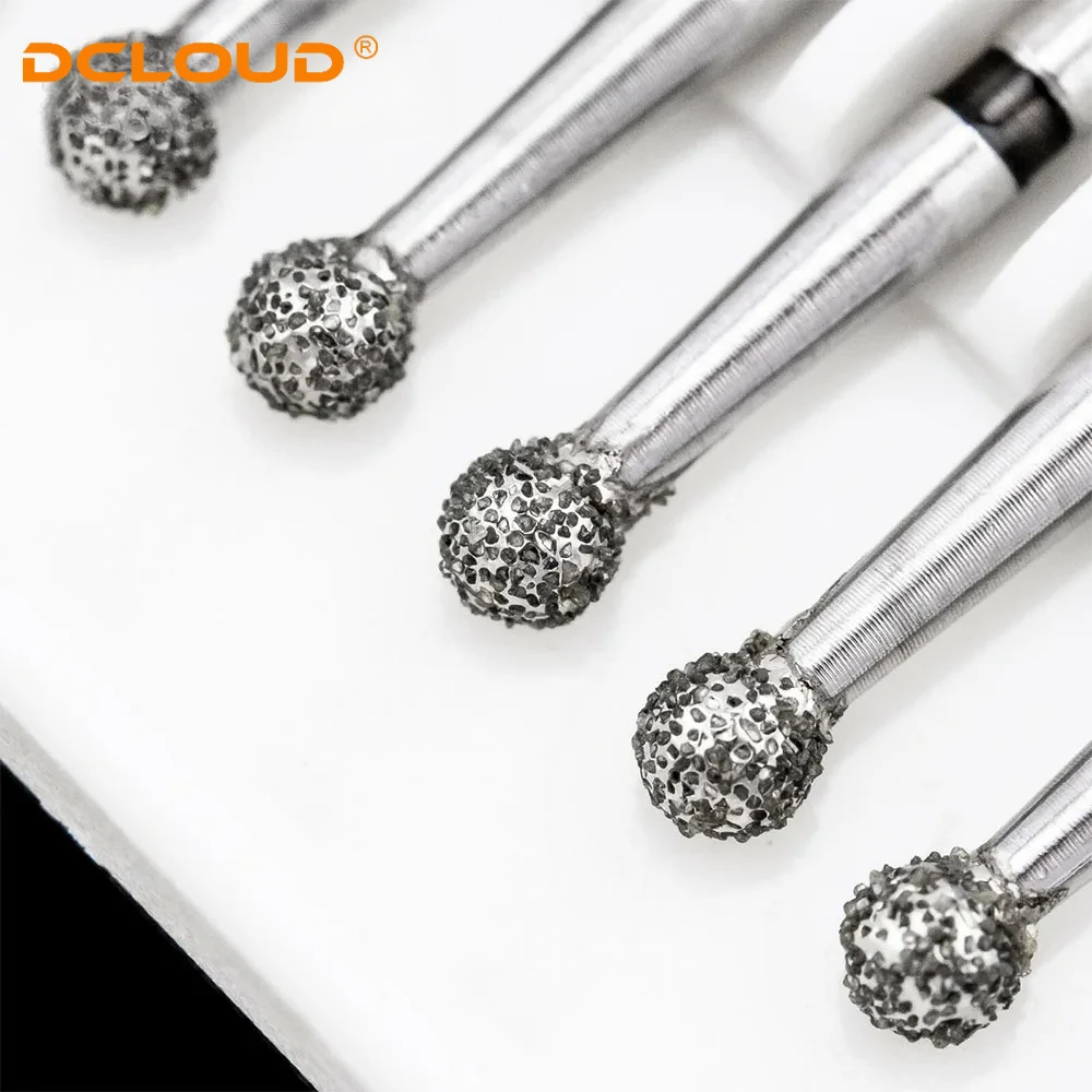 Dental Diamant Bohrer 10 teile/schachtel Bohrer Ball Runde FG 1,6mm Bohrer für High Speed Handstück Edelstahl Polieren Burs zahnarzt Werkzeug – Detail 2