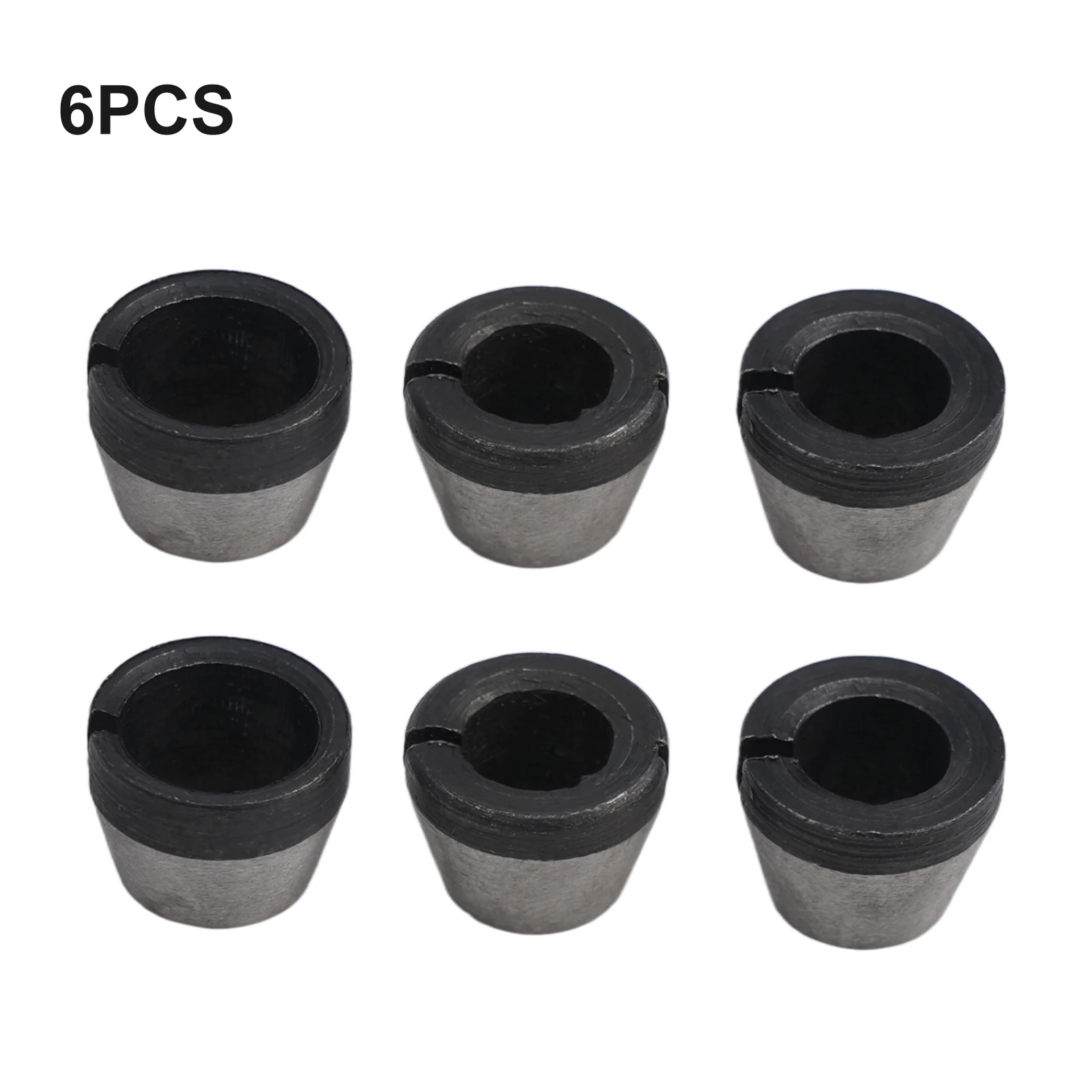 2/6pcs 6mm 6.35mm 8mm Shaft Sleeve Router Bit Woodworking Milling Cutter For Wood Bit Face Mill Carbide Cutter End Mill