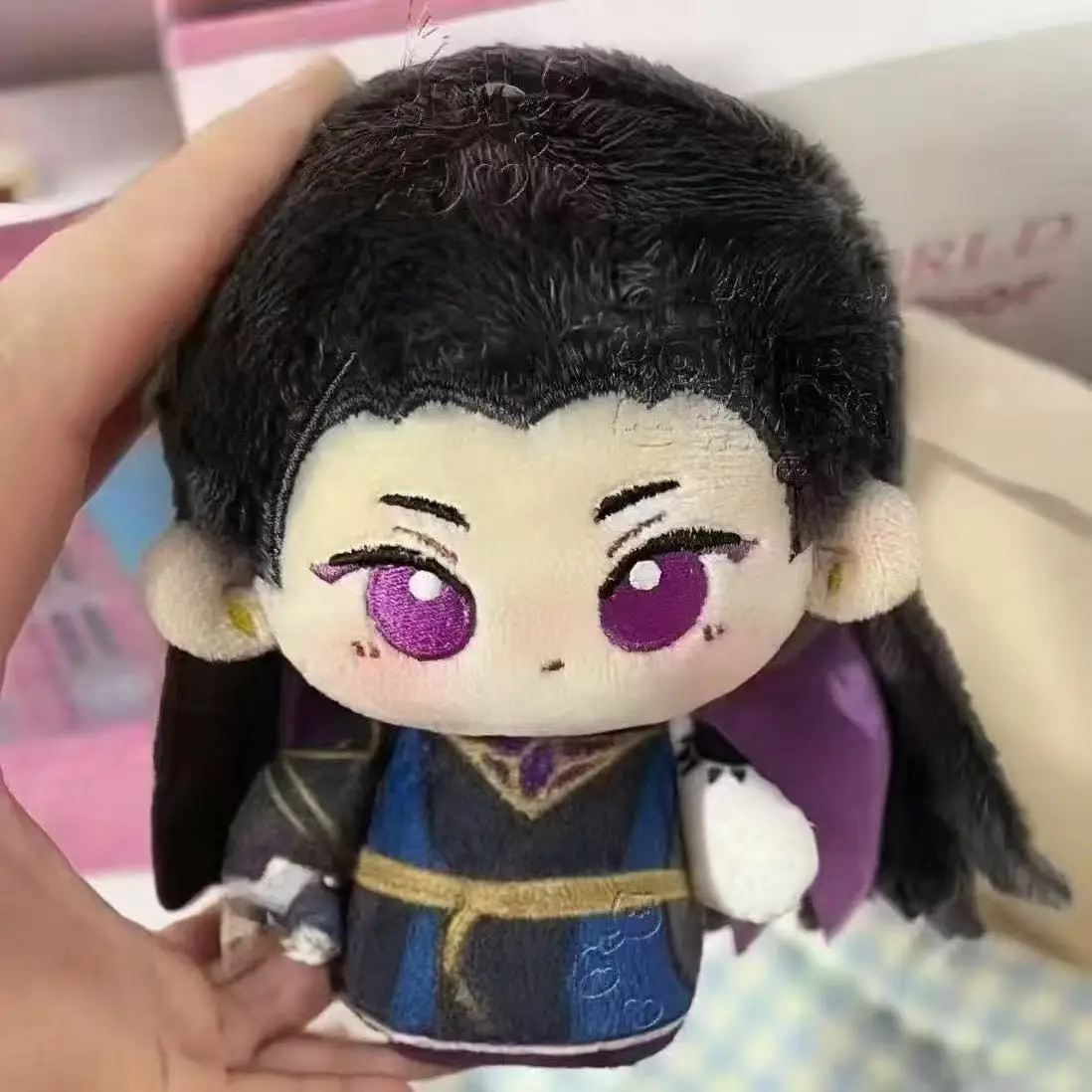 10CM Valorant Clove Niedlicher Plüsch-Schlüsselanhänger mit Seestern-Design, Cosplay-Spielzeug, Rucksack-Ornament, Geschenk