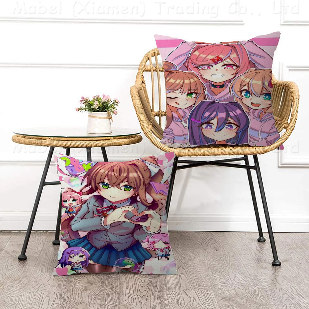 Doki D-Doki L-Literature Club Pillow Gifts Home Office Furnishings Bedroom Sofa Car Cushion Cover Case 45x45cm