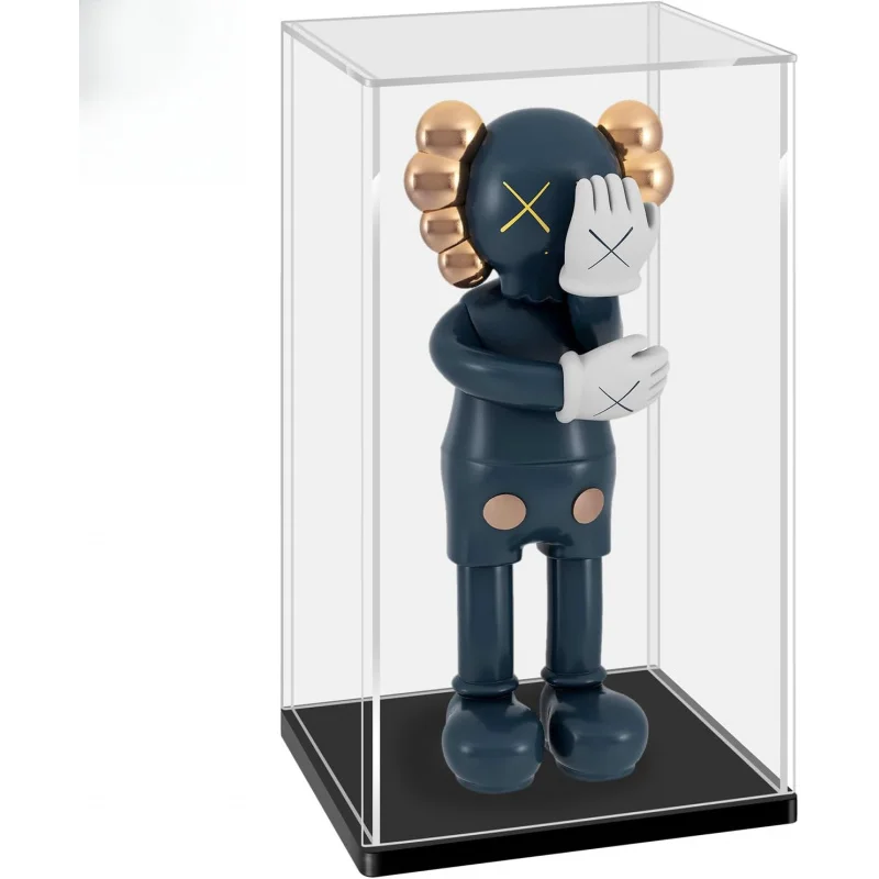 Große Acryl-Vitrine, 16x12x29,5 Zoll, 40x30x75cm, Ausstellungsvitrine, 10mm Robuste Matte Basis, Staubdicht für Statuen & Erinnerungsstücke