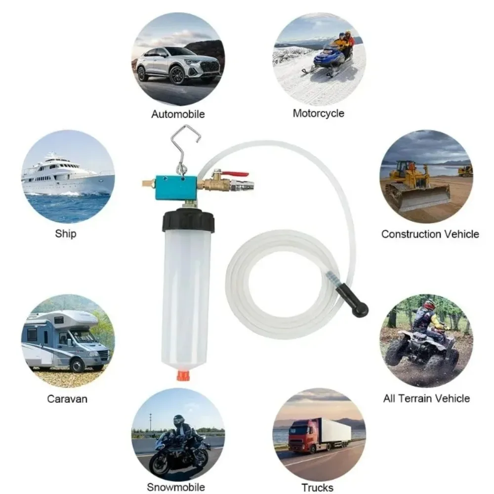 Brake Fluid Oil Change Tool Auto Hydraulic Clutch Oil Pump Oil Bleeder Replacement Drained Tool for Car Motorcycle Universal Car