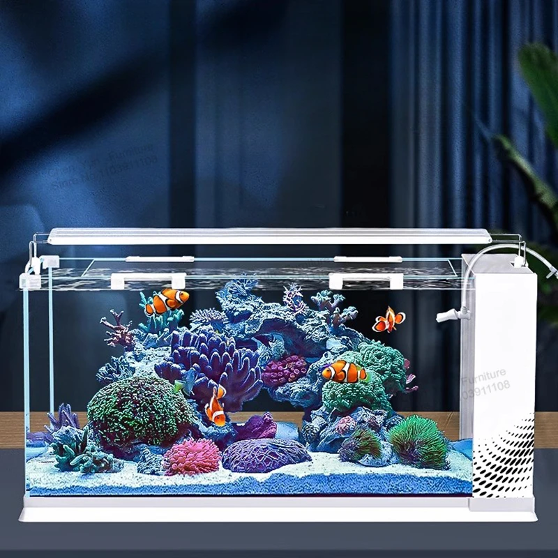 Decoration Light Fish Tank Desktop Corporation Aquatic Pet Supplies Landscaping Fish Tank Filtration Loop Aquarium Pour Aquarium