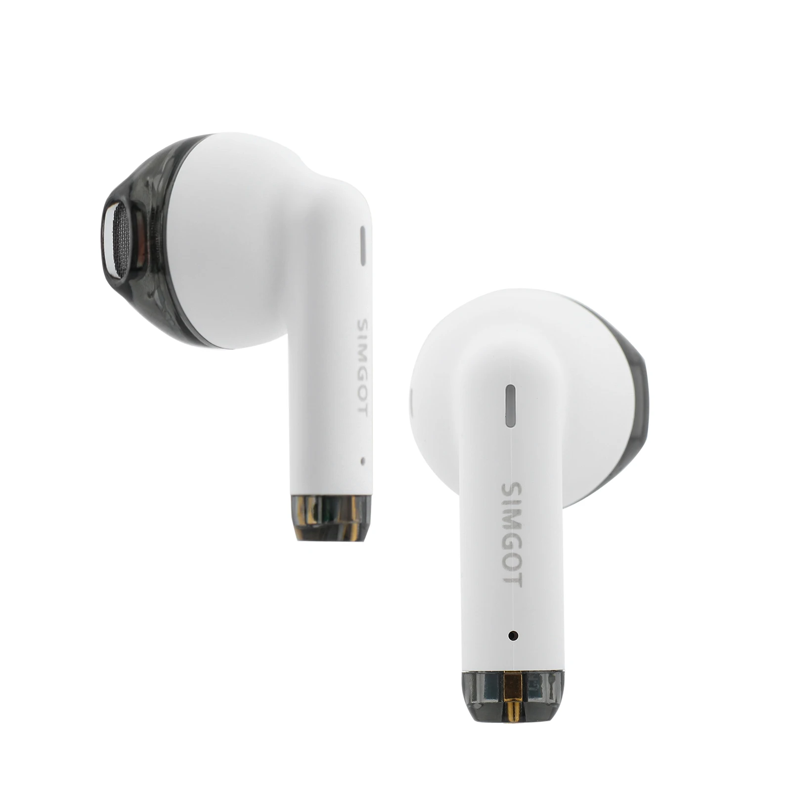 SIMGOT-Écouteurs sans fil Bluetooth 5.3 TWS, Écouteurs semi-intra-auriculaires, True Wireless, Réduction du bruit pour les jeux, Pilote dynamique, FLD100, 13mm