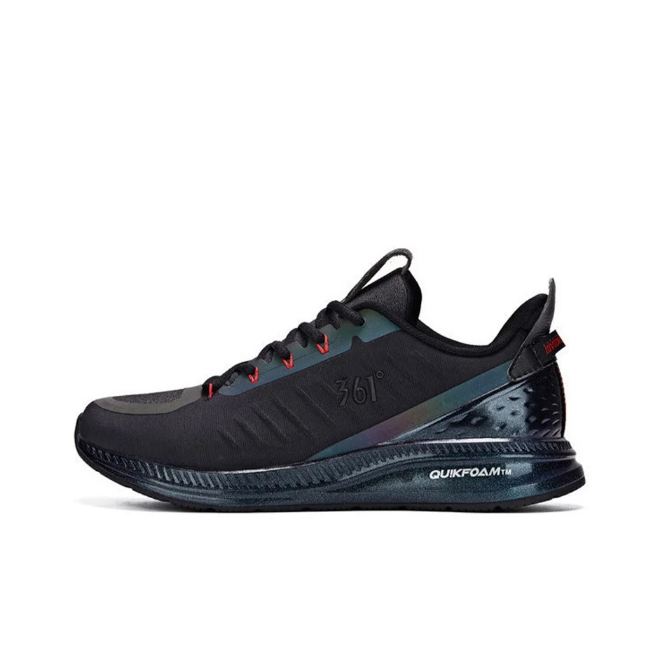 361 Rain Screen Q Resistant Iridescent 1.0 Waterproof And Lightweight Low top Casual Shoes Men's Black 671942203-4