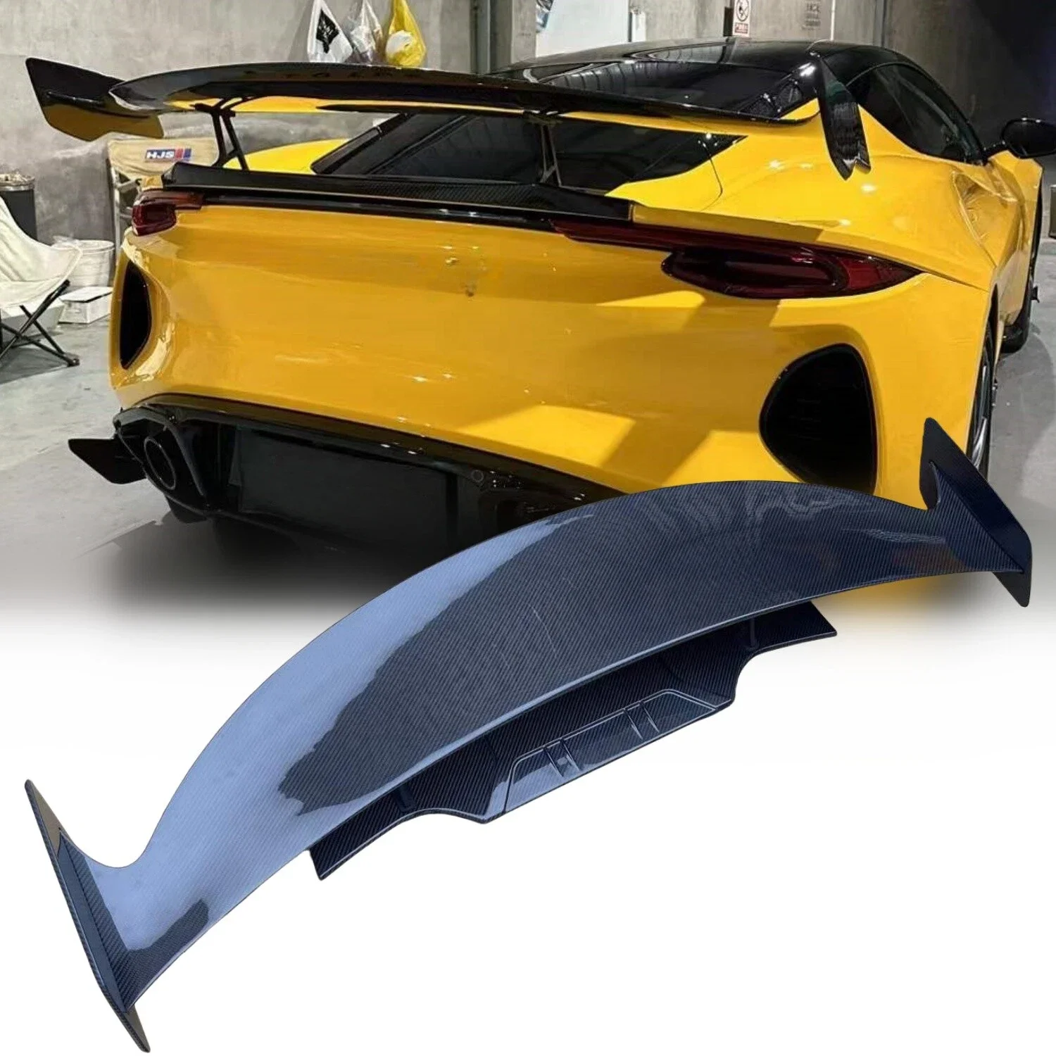 

Сухой спойлер из углеродного волокна на заднее крыло багажника, подходит для Lotus Emira 2023-2025