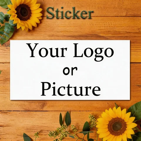 Customize Rectangular Stickers Personalized Wedding Logo Birthday Baptism Design Your Own Custom Stickers