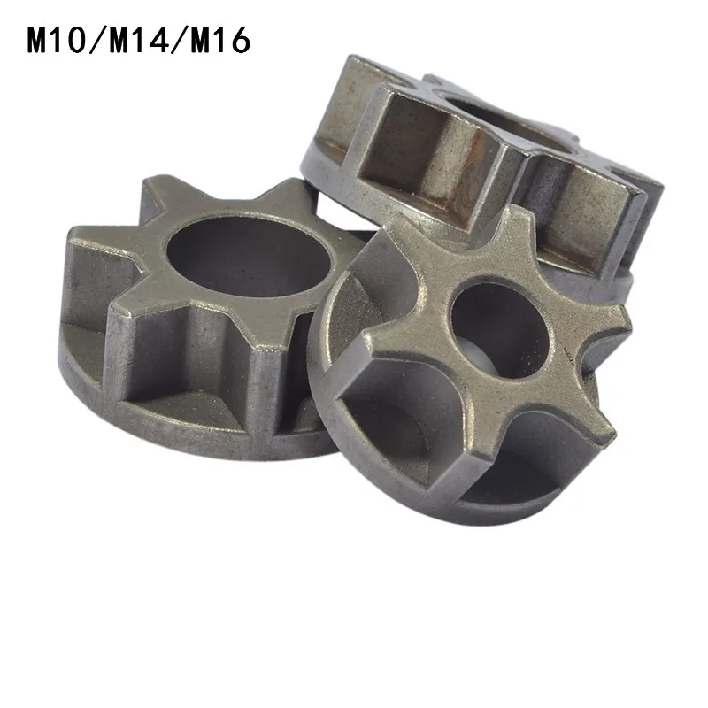 M10/M14/M16 ingranaggio motosega per 100/115/125/150/180 smerigliatrice angolare sostituzione ingranaggio sega pignone ruota catena motosega strumento