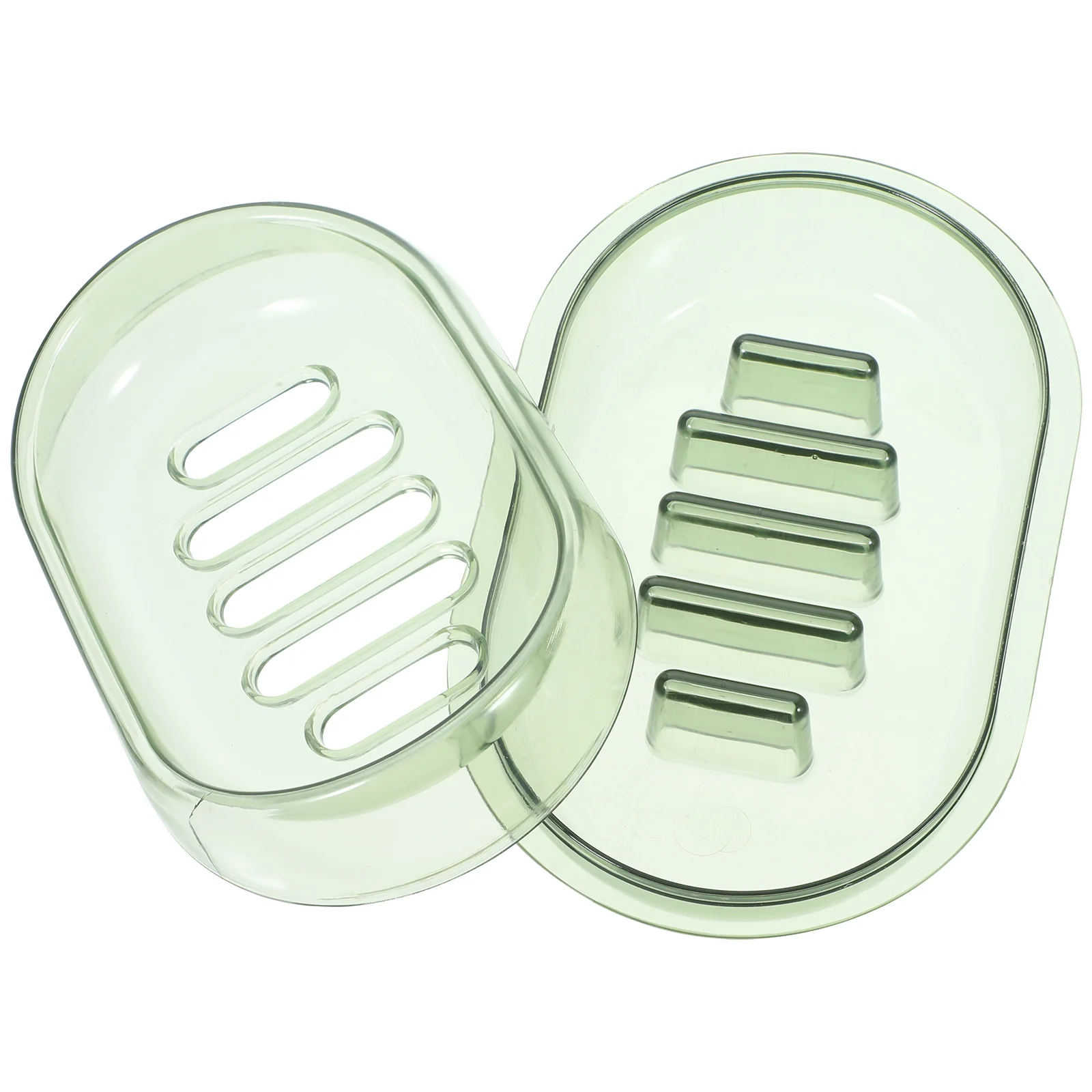 

Double Layer Soap Dish Self Draining Soap Box Bathroom Accessory Plastic Storage Bracket Exquisite Workmanship Long Service Life