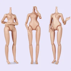 New 1/6 Fashion Doll Body 24.5cm Height Body White/ Normal/ Brown Skin Multi Joints Movable Body Dress Up Toys for Girls