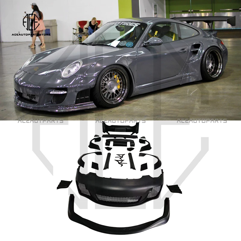 

LB STYLE GLASS FIBER FRP WIDE BODY KIT FOR PORSCHE CARRERA 911 997 TURBO