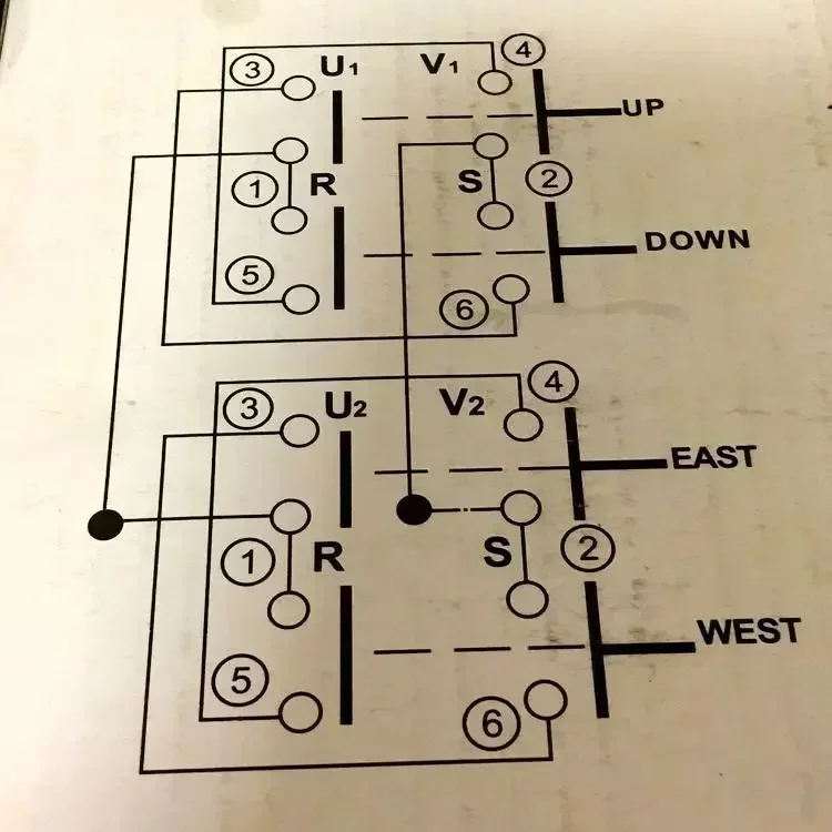 رافعة الجسر عالية الطاقة لأعلى ولأسفل مفتاح زر التحكم المباشر CLD-6213P TNHA1 COP-213 #5