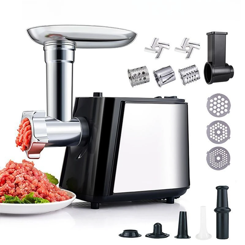 

Automatic Sausage Stuffer with Copper Motor, Heavy-Duty Meat Grinder for Home/Commercial Use, Detachable Parts for Quick Wash