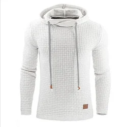 MRMT 2026 Brand Men's Hoodies Sweatshirts Lattice Men Hoody Sweatshirts Long-Sleeved Pullover Man Hoodie Sweatshirt For Male