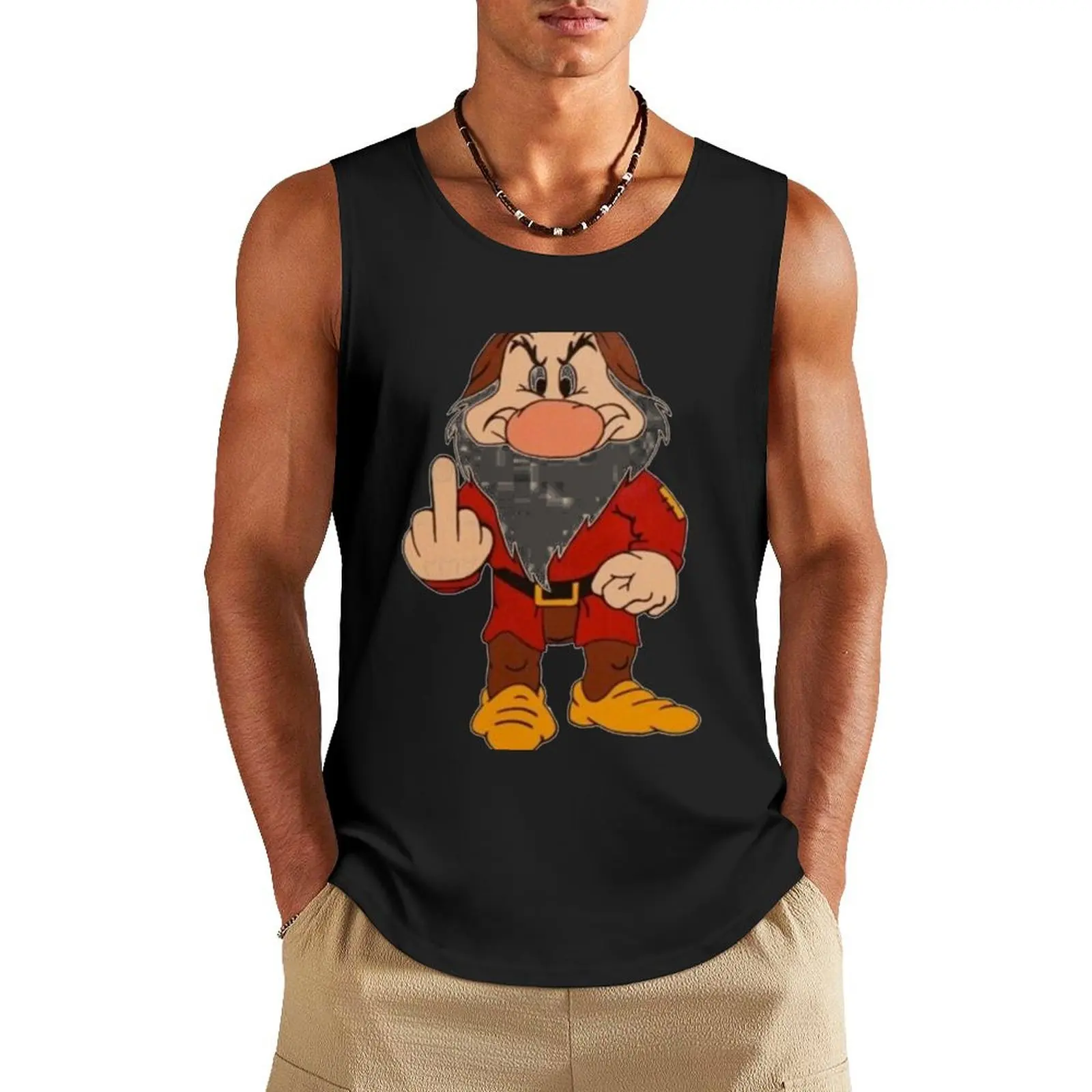 

Old People Tank Top men gym mens gym clothes