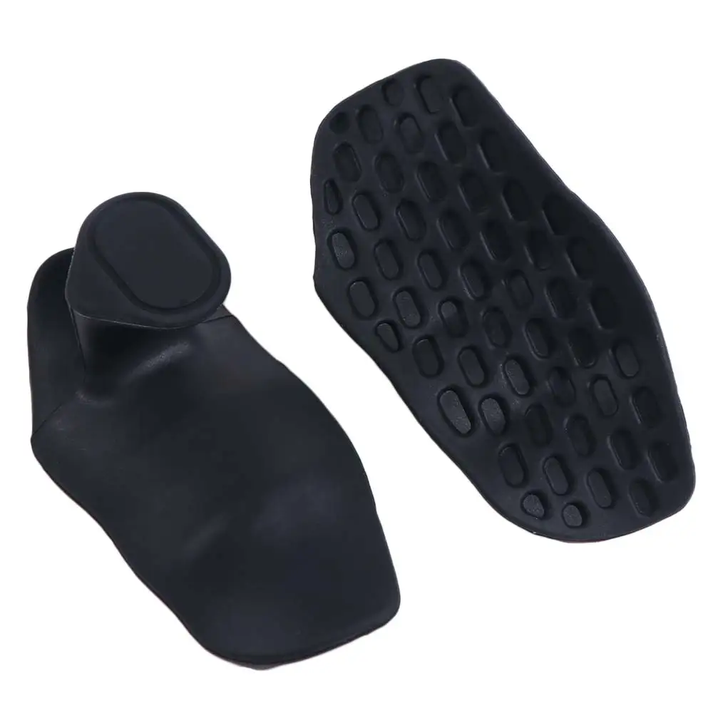 1 Pair Ergonomic Weight Lifting Grips Elastic Anti-slip Workout Gym Gloves Thicken Honeycomb-shaped Silicone Palm Grips Pull-ups