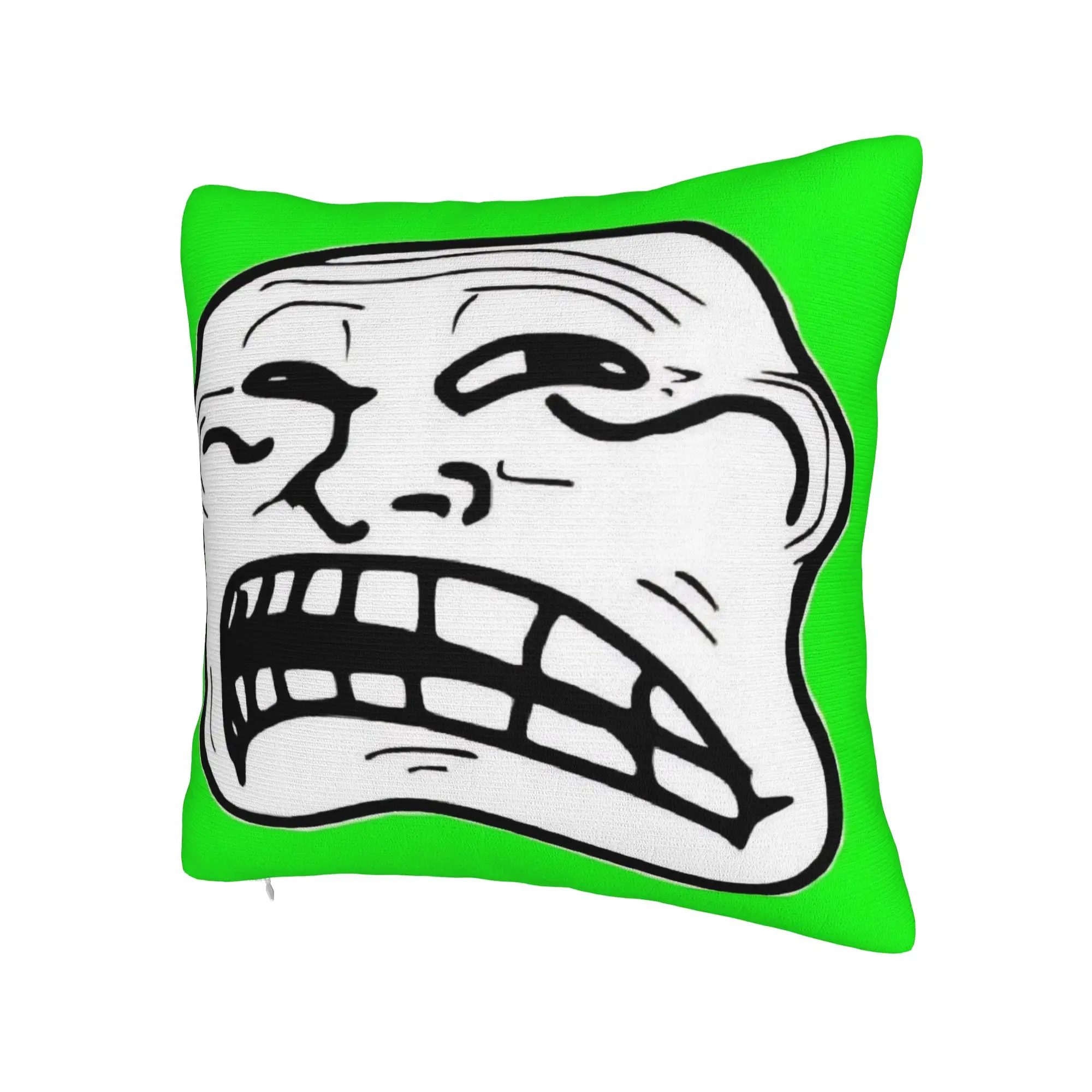 Funny Trollface  Pillow Covers Stuff Printed Cushion Cover Decorative  Throw Pillow Case Cover Home Multi Size