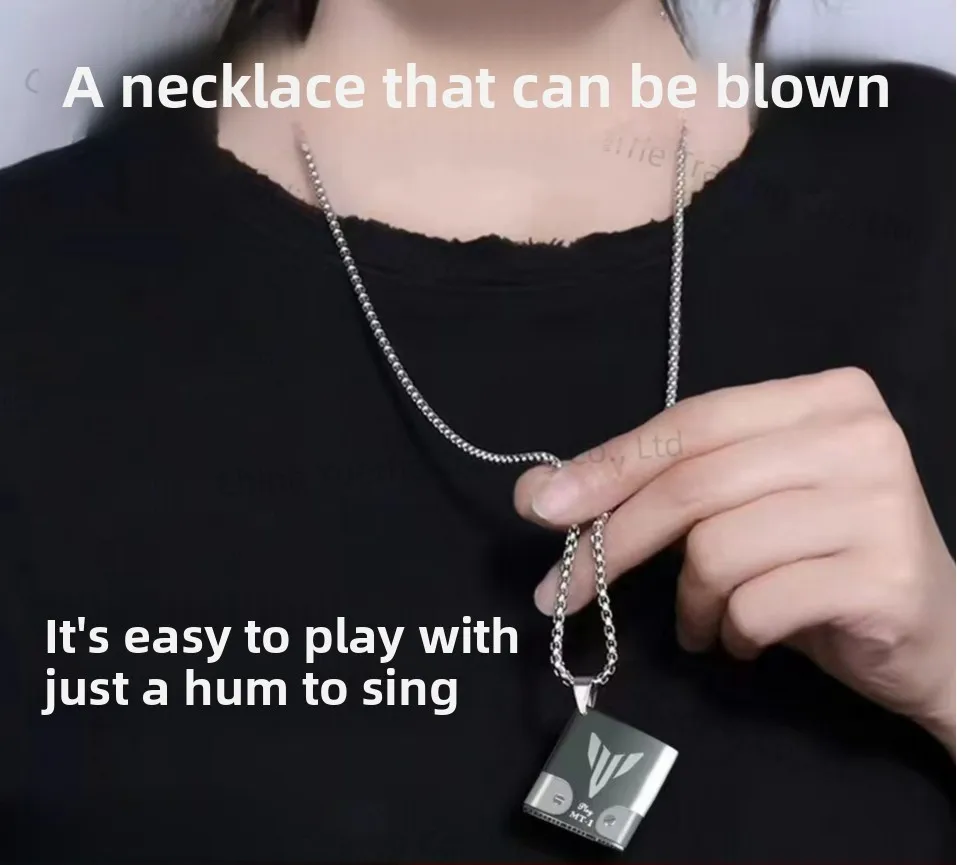 

A new necklace and metal pendant that can be played are launched.